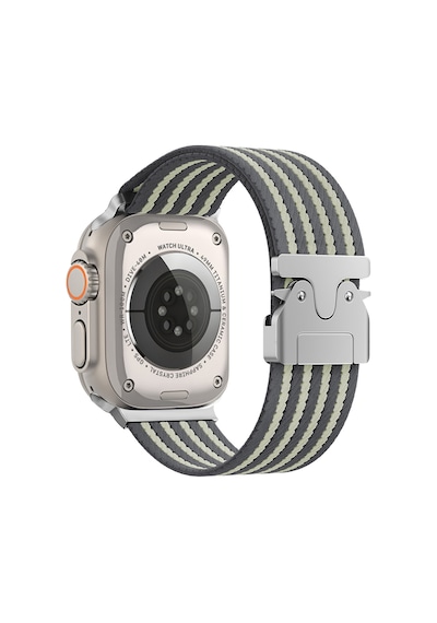 Watch 49mm Mkst Krd-133 Naylon Kumaş Hasır Örgülü Kordon - Gri