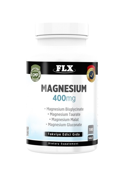 Magnezyum Bisglisinat Malat Taurat Glukonat 180 Tablet