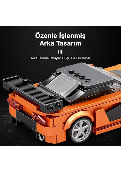 Reobrix Creator 804 Mazda Rx-7 Spor Araba Yaratıcı Yapı Blok Seti Building Blocks - 367 Parça