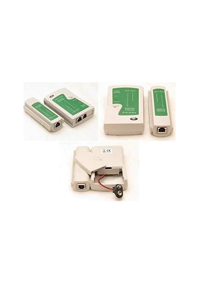 Network Tester Rj11 Rj45 LEDLİ Tester Cihazı Cat5 Cat6 Kontrol