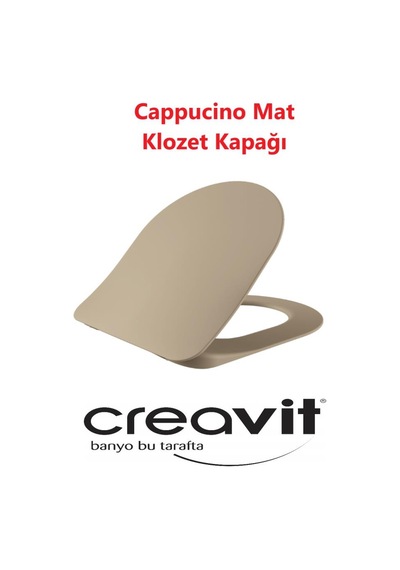 Creavit Kc0903 Duck Duroplast Amortisörlü Cappucino Mat Klozet Ka