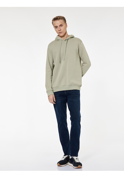 Koton Normal Bel Pamuklu Slim Fit Jean Pantolon - Brad Jean Koyu İndigo 7wam40077nd