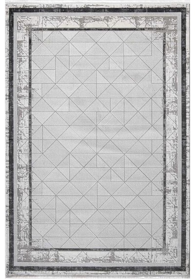 Çam Halı Lavin 4805 Gri Enti Halı Modern Desenli Makine Halısı
