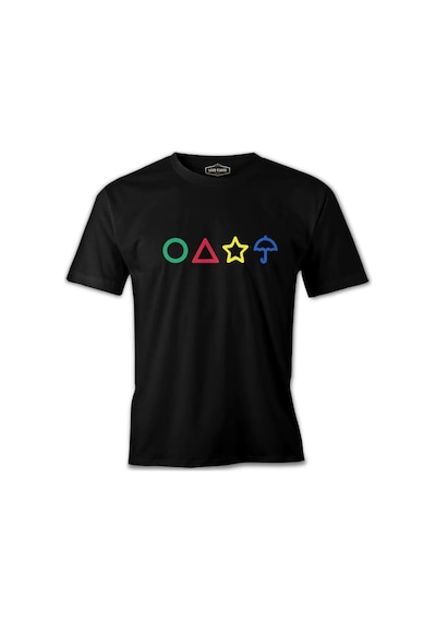 Squid Game -Candy Colours Siyah Erkek Tshirt