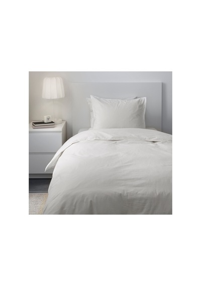 Ikea Angslılja Tek Kişilik Nevresim Takımı 150 X 200 Cm Beyaz
