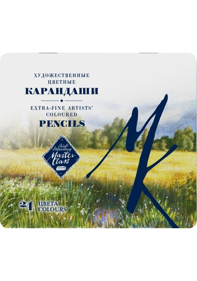 S.t. Petersburg Extra Fıne Artısts Coloured Pencıls Master Class 24lü Metal Kutu Karışık