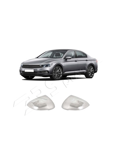 Volkswagen Passat B8 Uyumlu 2015 Ve Üzeri Krom Ayna Kapağı 2 Parça Paslanmaz Çelik