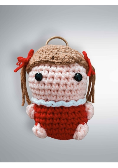 Amigurumi Anahtarlık 7-8 Cm Sevimli El Örgüsü Hediyelik Anahtar Ve Çanta Aksesuarı 26868484
