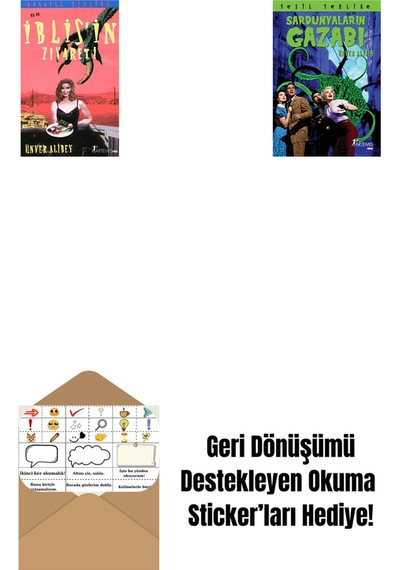 Kanatlı Tehlike Ya Da İblis'in Ziyareti + Sardunyaların Gazabı + Okuma Sticker'ları
