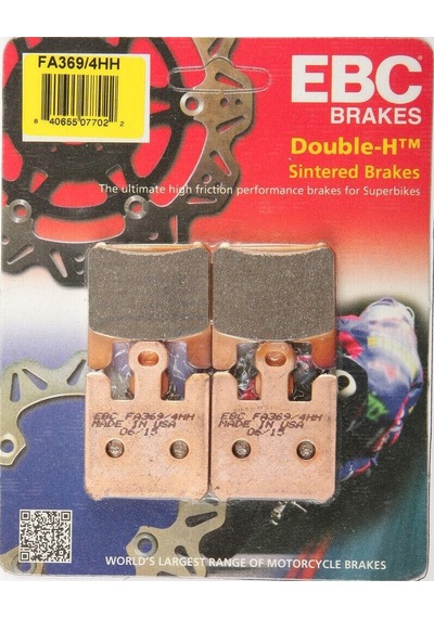 Ebc Fa369/4hh 2003-2006 Kawasaki Ninja Zx-6r Zx600 Uyumlu Ön Fren Balatası Sinterli Balata