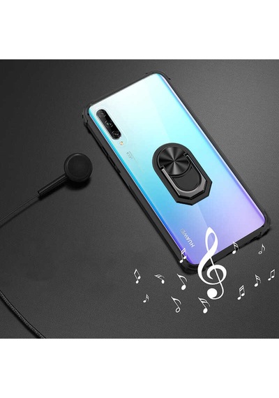 Huawei P Smart Pro 2019 Kılıf Zore Mola Kapak Siyah