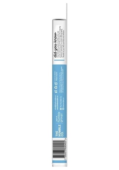 Brush Yetişkin Bambu Medium Orta Diş Fırçası Mavi 1 Paket Açık Ahşap