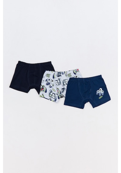 Fullamoda Canavar Baskılı Erkek Çocuk 3 Lü Boxer 23mıcg631193589-bej Bej