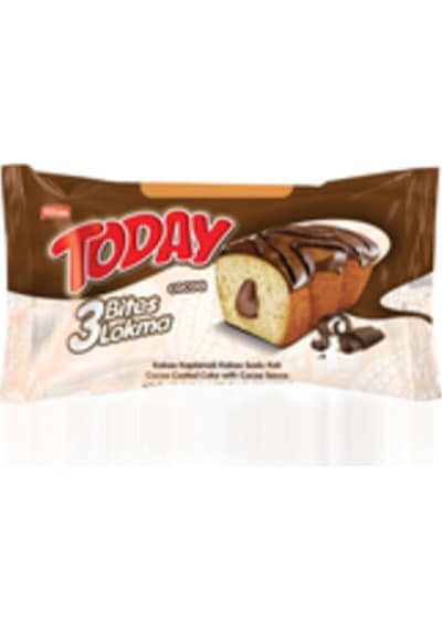 Today 3 Bites Kakaolu Kek 40 Gr. 24 Adet (1 Kutu)