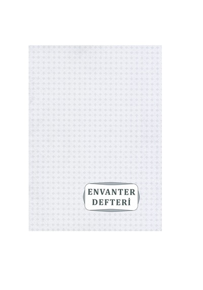 Yumuşak Kapak 20x27 Envanter Defteri Numaralı 25yaprak