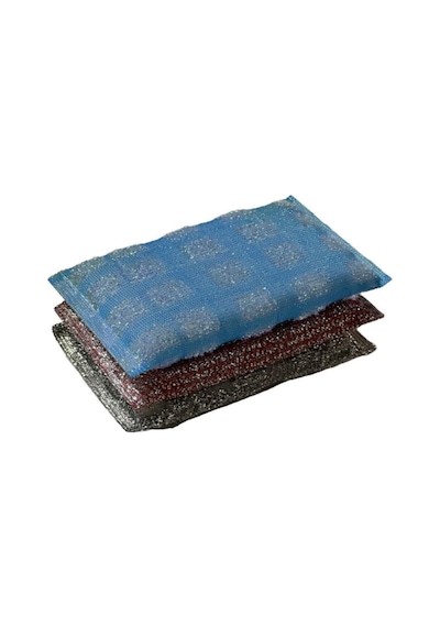 Grimorlife 9 Adet Telli Özel Dokulu Mikrofiber Bulaşık Süngeri