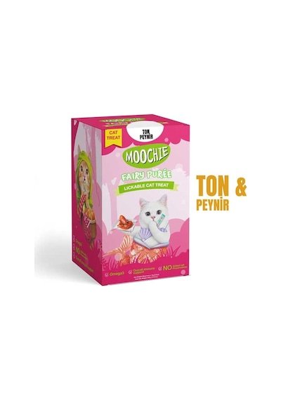 Moochie - 253 - Sıvı Kedi Ödülü Ton-peynir - Spt-gld - 30x15 Gr