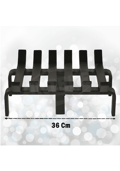 36 Cm X 32 Cm 6 Çubuklu Ekstra Şömine Izgarası Dar Gözlü Izgara