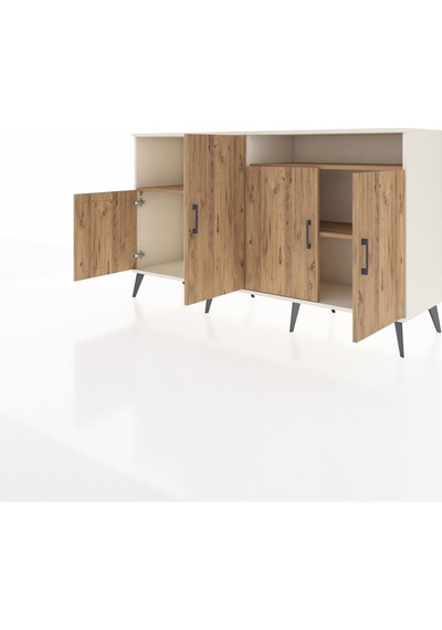Hyperion Konsol 5 Raflı 4 Kapaklı 176x44x99 Aytaşı-çam Aytası/atlas Çam - Aytası Hyperion Konsol 5 Raflı 4 Kapaklı 176x44x99 Aytaşı-çam Aytası/atlas Çam - Aytası