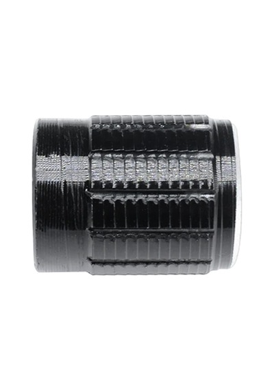 Alüminyum Pot Başlığı 6mm Tırtıklı Mil  6mm Siyah Metal Potansiyo