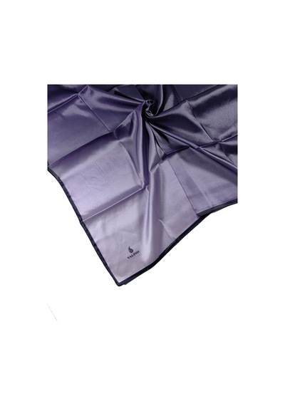 Mim Eşarp Mısırlı Eşarpları Degrade Kristal Sport Bulut Desenli Polyester Eşarp Füme - Gümüş