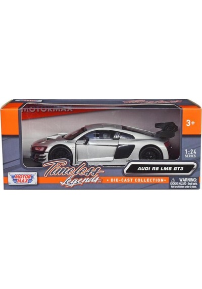 Audi R8 Lms Gt3 - 1:24 , Gümüş , Zamansız Efsaneler Serisi 1/24 Diecast Ntw Varyantı