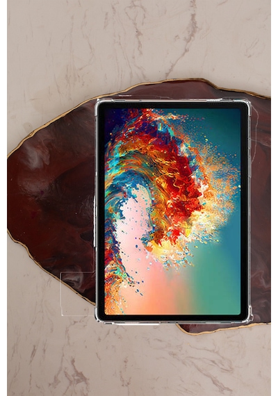 Fuchsia Galaxy Tab A11 Plus 11 İnç İle Uyumlu Nitro Anti Shock Silikon Tablet Kılıfı Arka Kapak