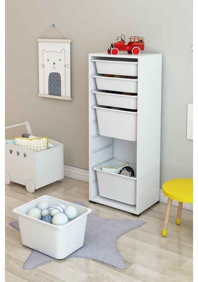 Kids 6 Sepetli Oyuncak Dolabı Oyuncak Box Oyuncak Saklama Kutusu Beyaz-beyaz Düz Kids 6 Sepetli Oyuncak Dolabı Oyuncak Box Oyuncak Saklama Kutusu Beyaz-beyaz Düz