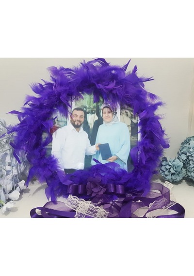Kurdela Süslemeli 27 Cm Resimli Tef Kına Aksesuarı