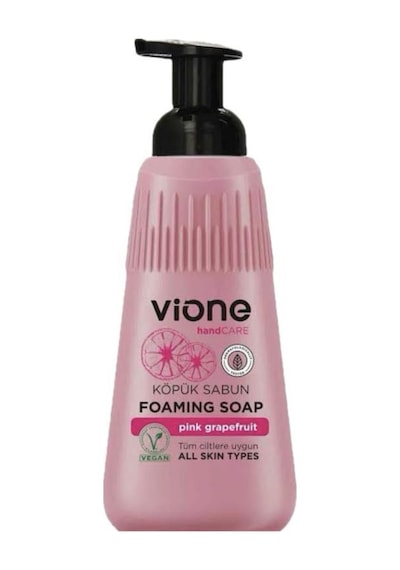 Vione Köpük Sabun El Ve Yüz İçin Pembe Greyfurt 500ml