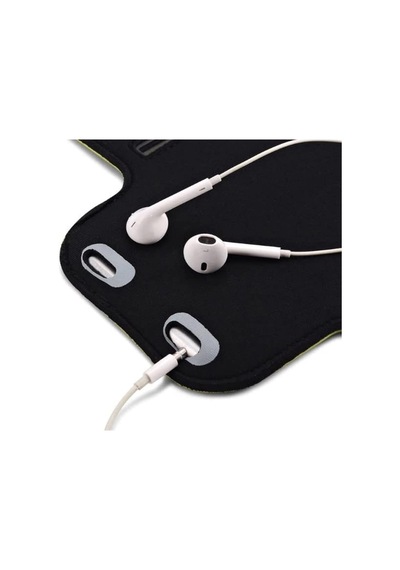 İphone Samsung Xiaomi Huawei İle Uyumlu Universal 6,9" İnç E Kadar Uyumlu Anahtar Koyma Bölmeli Spor, Koşu,yürüyüş İçin Kol Bandı Siyah Çok Renkli