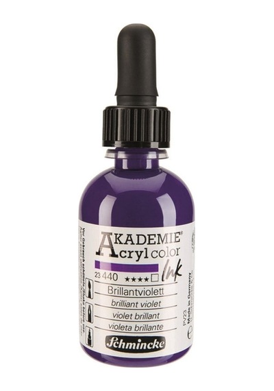 Schmincke : Akademie Akrilik Mürekkep : 50 Ml : 440 Brilliant Violet