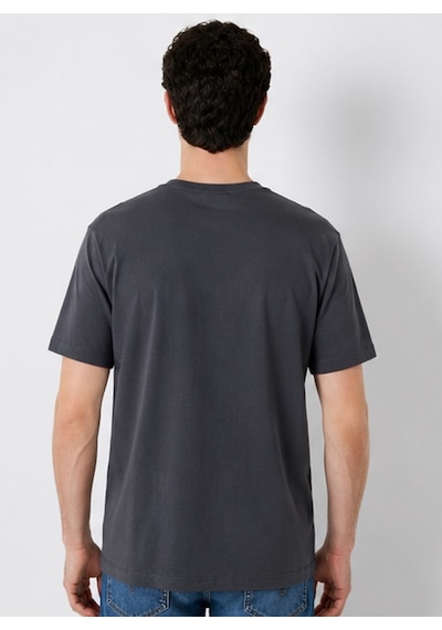 Mavi M0613533-70087 Mavi Black Baskılı T-shirt Erkek Tişort Füme