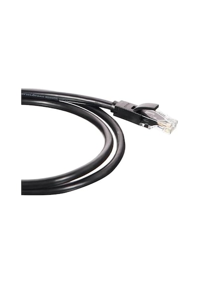 Cat6 Ethernet Kablosu, 1 Metre, Siyah