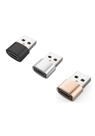 Çeşitli Renk Usb To Type-c 3.0 Veri Aktarımı Otg Çevirici Usb'den Type-c'ye Dönüştürücü Adaptör Yüksek Hızlı Çok Renkli