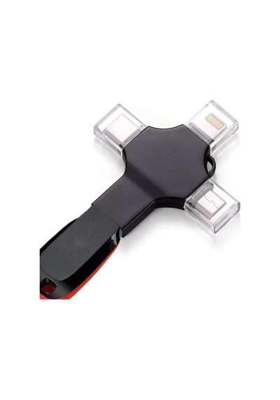 Type-c Ve Lightning Android Apple Uyumlu iPhone Ipad Usb-c Flash Bellek Dosya Aktarım Çevirici Adaptör