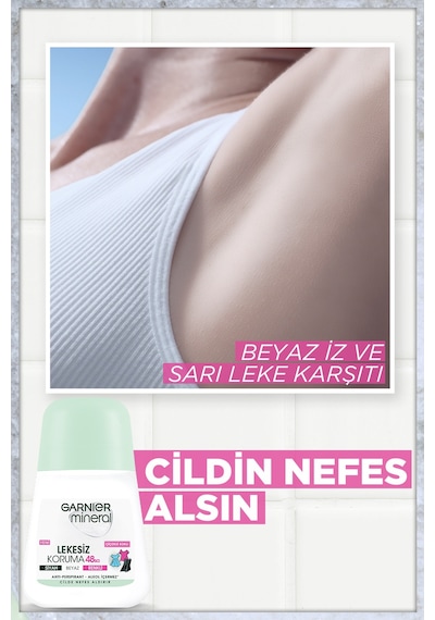 Garnier Mineral Lekesiz Koruma Kadın Roll-On 50 ML