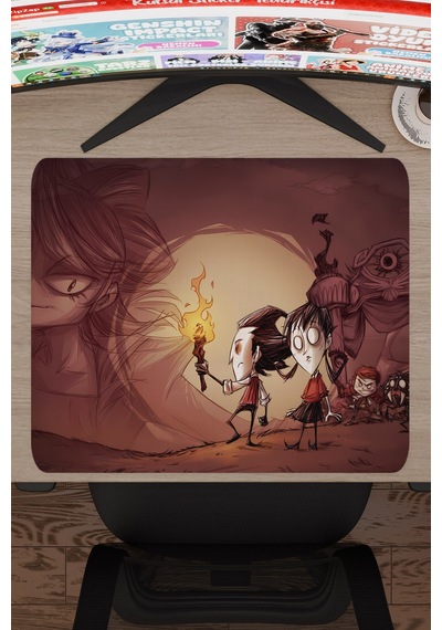 Don't Starve Kaymaz Dikişli Kauçuk Oyuncu Mousepad V3 - 48x40 Xl Gaming Mouse Pad Fare Altlığı