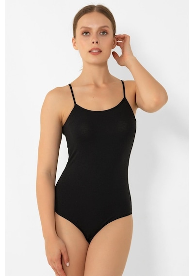 Miorre Modal Ince Askılı Çıtçıtlı Body