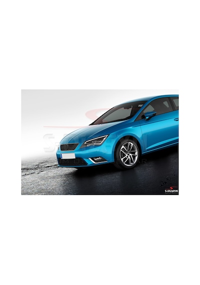 S-Dizayn Seat Leon Krom Sis Farı Çerçevesi 2 Prç. 2013-2016