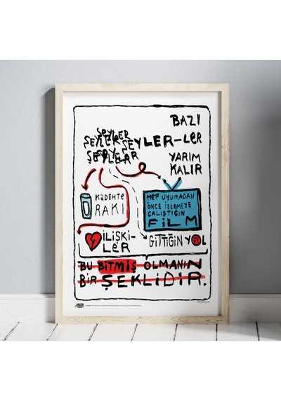 Anason İşleri Bazı Şeyler. Poster 50x70cm