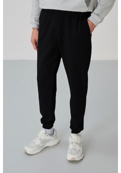 Tommy Life Herbert Taş - Siyah Dik Yaka Eşofman Takım - 85233 Taş Rengi Taş
