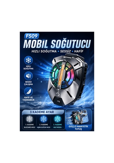 Mobil Soğutucu Manyetik Radyatörlü, Usb İle Çalışan Akıllı Telefon Oyun Fanı, Canlı Yayınlar İçin Ultra Soğutma, Telefon Isısını Azaltır, Kompakt Ve Taşınabilir Telefon Mobil Soğutucu Manyetik Radyatörlü, Usb İle Çalışan Akıllı Telefon Oyun Fanı, Canlı Yayınlar İçin Ultra Soğutma, Telefon Isısını Azaltır, Kompakt Ve Taşınabilir Telefon