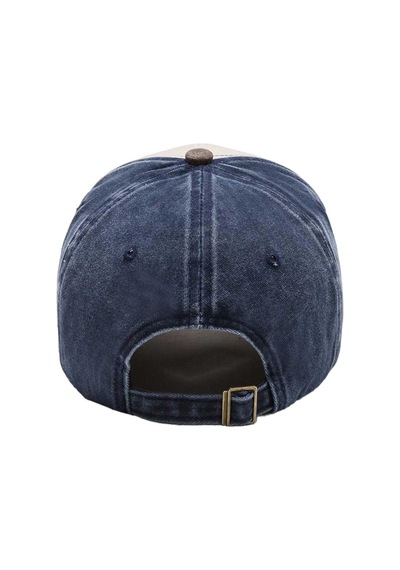 Tezzgelsin Unisex Eskitme Jewel Shine Ayarlanabilir Beyzbol Kep Şapka Baseball Şapka Lacivert Kırmızı