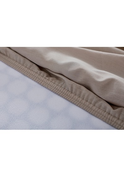 Doqu Home Colourful Fitted Çarşaf Tek Kişilik - Bej