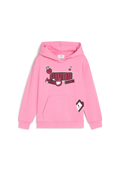 Puma Hello Kitty&friends Graphic Çocuk Pembe Kapüşonlu Sweatshirt Pembe