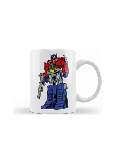 Optimus Prime Cartoon Transformers Kupa Bardak Porselen Karışık