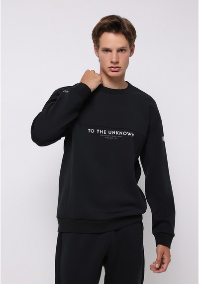 Colin's Colins Comfort Fit Erkek Siyah Sweatshirt Cl1076472 Q1.v1 Blk Siyah