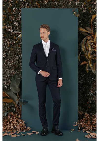 Efor C 652 Slim Fit Lacivert Spor Ceket Lacivert