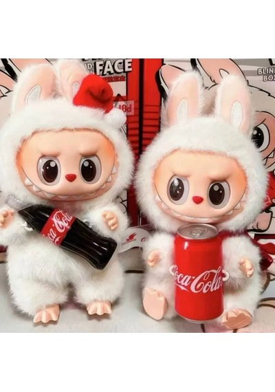 Labubu Peluş Oyuncak 15 Cm. 1 Adet. Labubu Col Beyaz